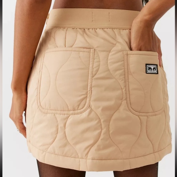Urban Outfitters Obey Baseline Quilted Mini Skirt - Picture 2 of 15